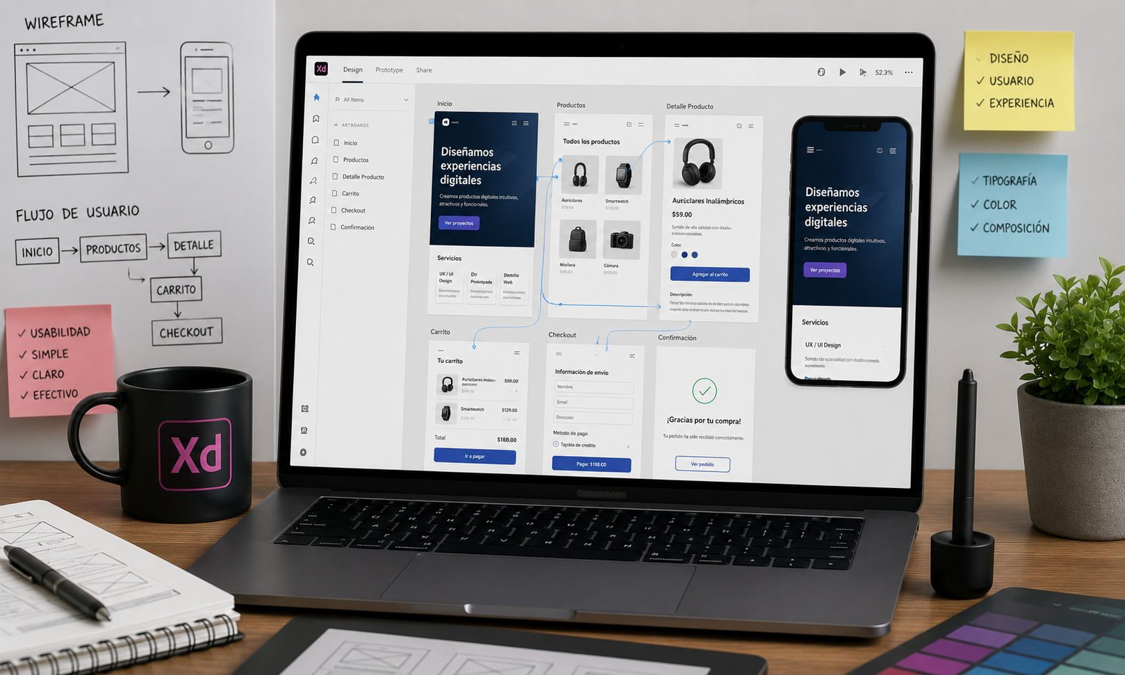 Curso de Diseño Web con Adobe XD
